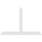 Ekena Millwork Portland Architectural Grade PVC Gable Bracket, 84"W x 56"H x 2"D x 6"F, 16/12 Pitch GBP084X56X0206POR00 - alternate 2